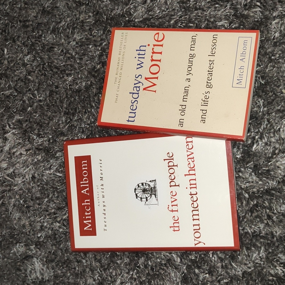 Mitch Albom Set of 2 Books, New/Like New Condition